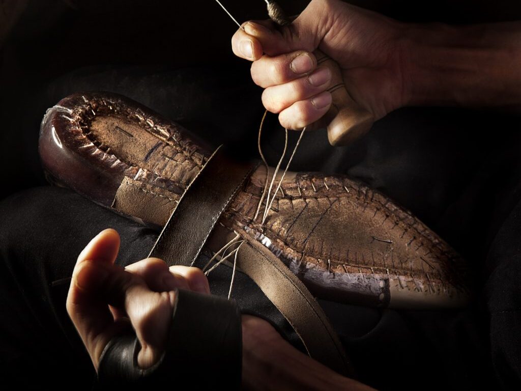 Welting Swing Dance Shoes Making